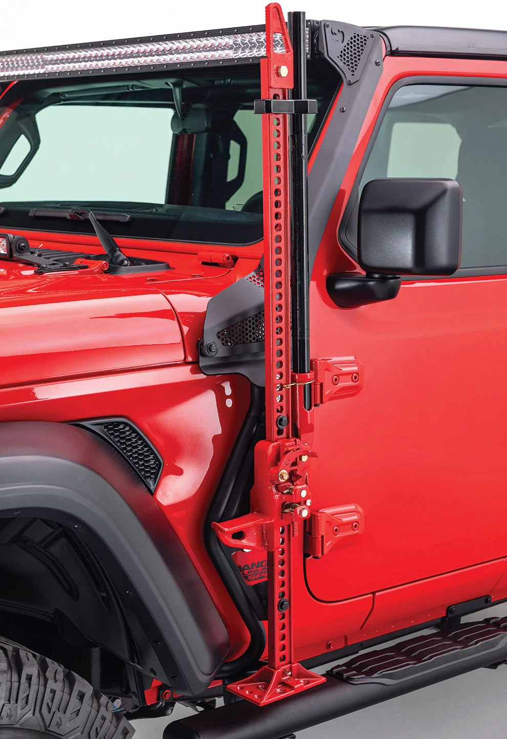 Go Rhino 701001T Exterior Jack Mount for 18-21 Jeep Wrangler JL & Gladiator JT