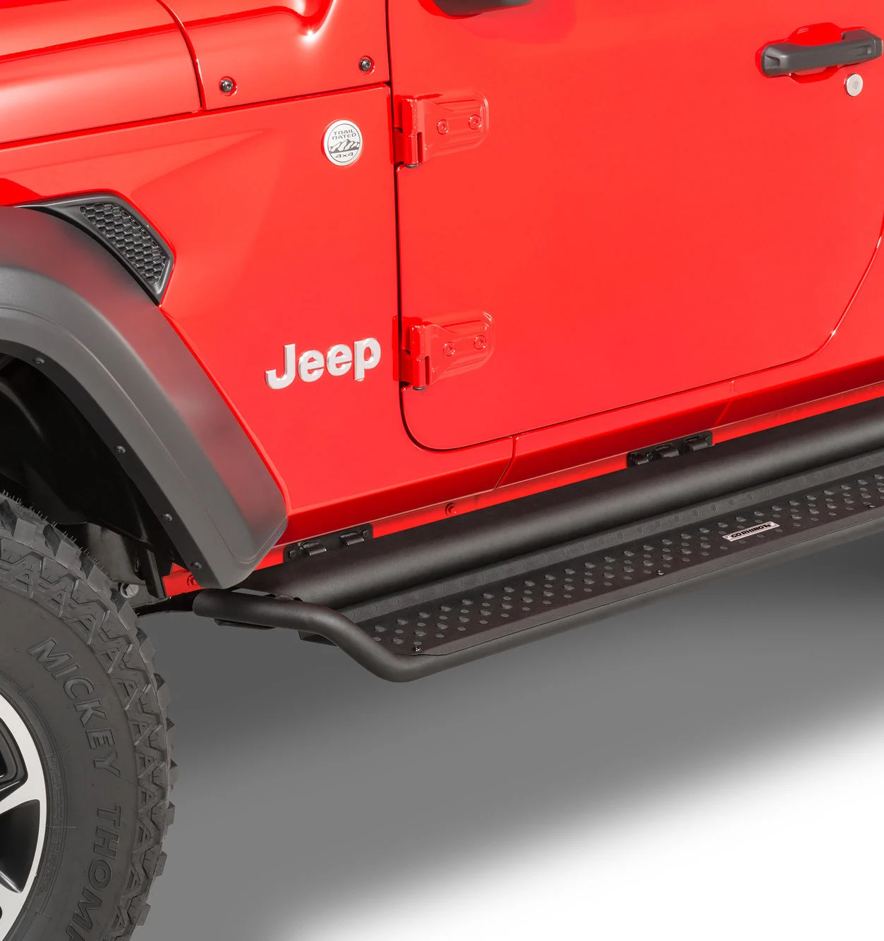 Go Rhino D14927T Dominator D1 Side Steps for 18-20 Jeep Wrangler JL 2-Door
