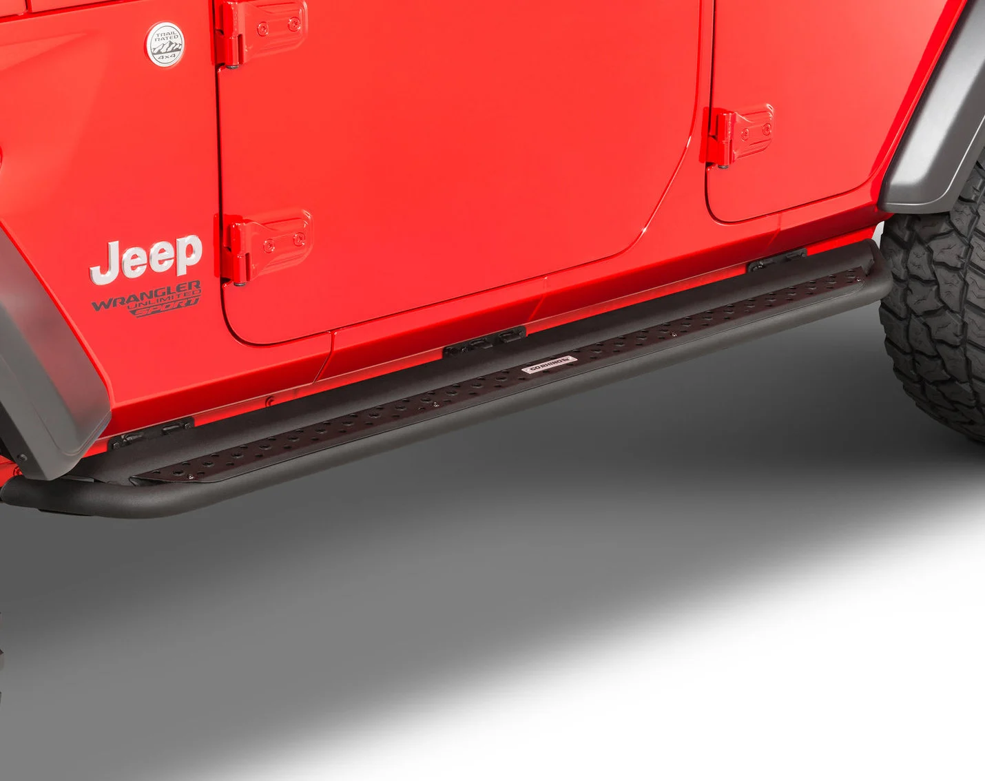 Go Rhino DSS4927T Dominator DSS Rock Sliders for 18-20 Jeep Wrangler JL 2-Door