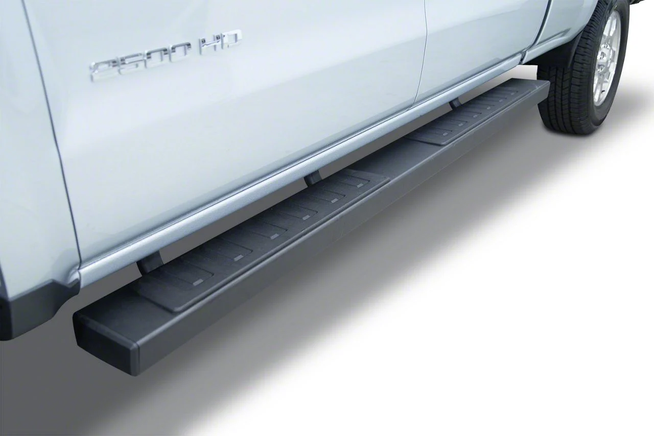 Go Rhino 6-Inch OE Xtreme II Side Step Bars; Textured Black (11-14 6.0L Sierra 3500 HD Extended Cab)
