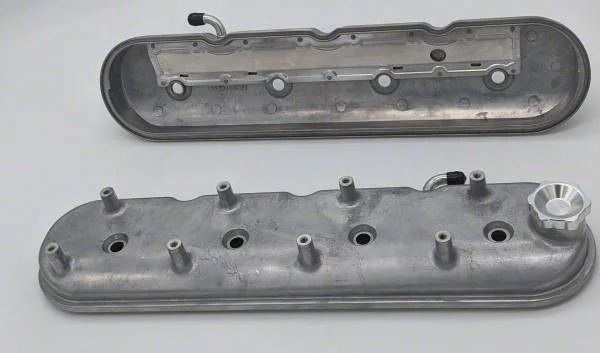 Granatelli Motor Sports Stock/Standard Valve Covers; Cast (09-13 5.3L, 6.2L Sierra 1500)