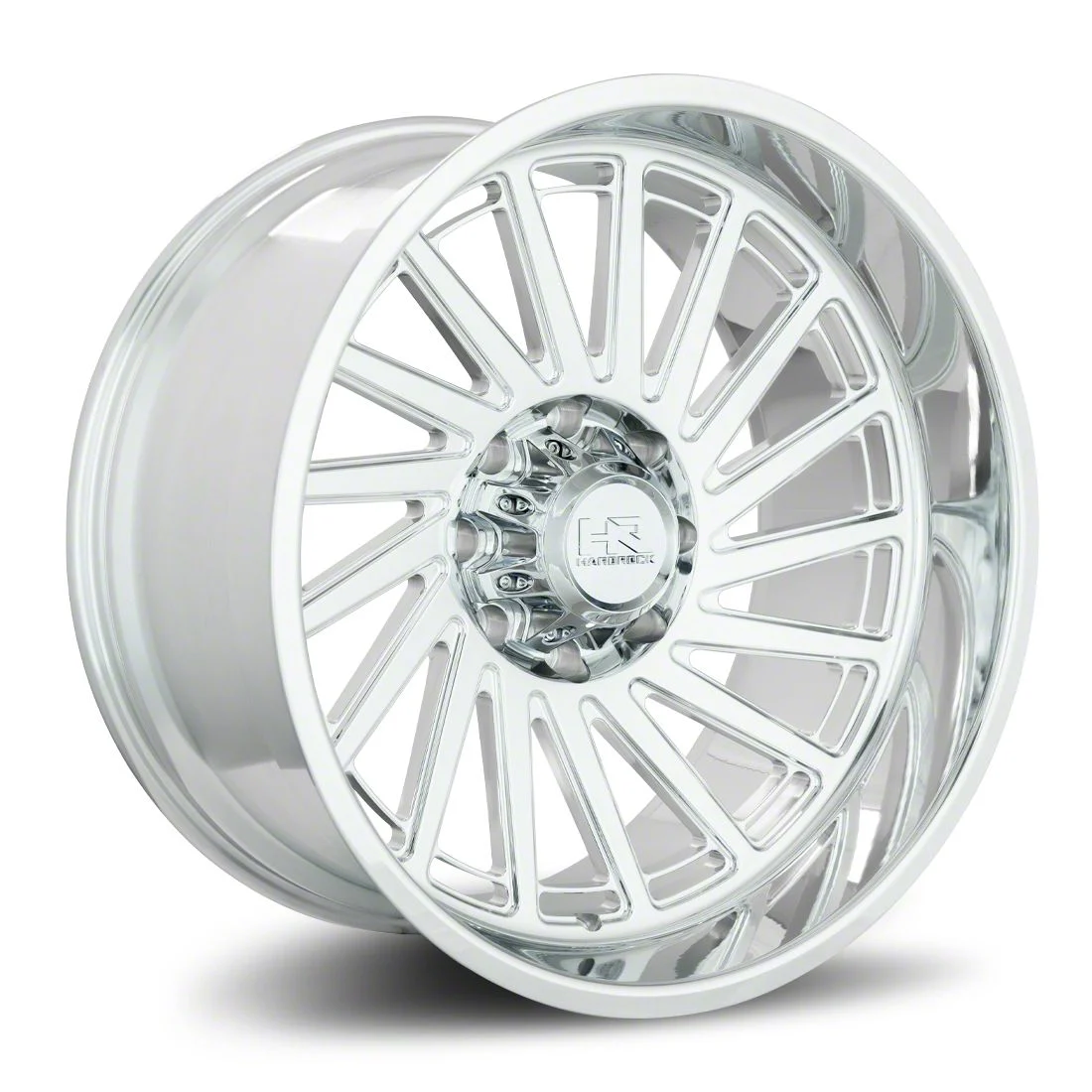 Hardrock Offroad H905 Polished 6-Lug Wheel; Left Directional; 24x12; -51mm Offset (07-13 Sierra 1500)