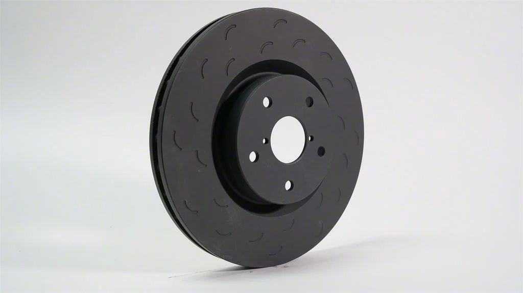 Hawk Performance Talon Slotted 8-Lug Rotors; Rear Pair (11-16 Sierra 3500 HD SRW)