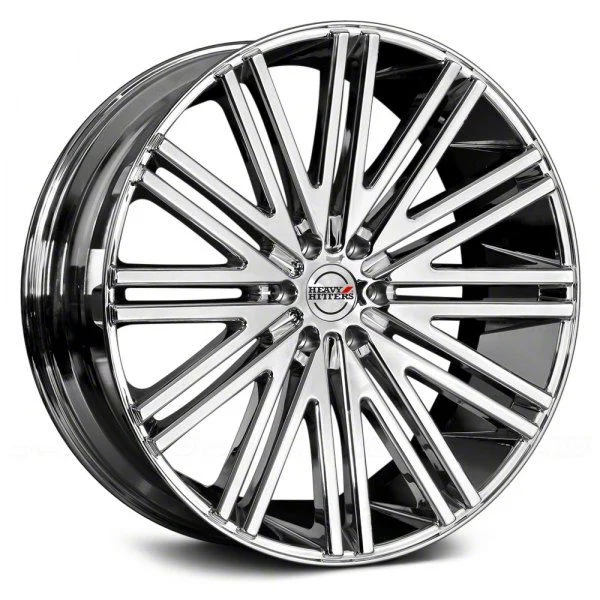 Heavy Hitters HH12 Tru Chrome 6-Lug Wheel; 22x9.5; 30mm Offset (04-08 F-150)