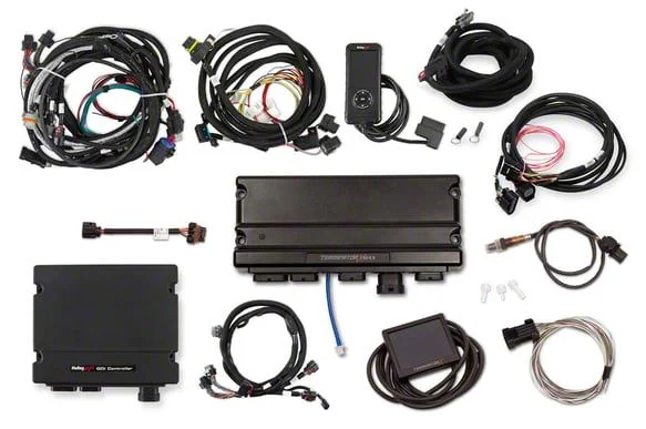 Holley EFI Terminator X Max GM Gen V LT4 Direct Injection Kit with 6L80E/6L90E Transmission Control; Late Application (Universal; Some Adaptation May Be Required)