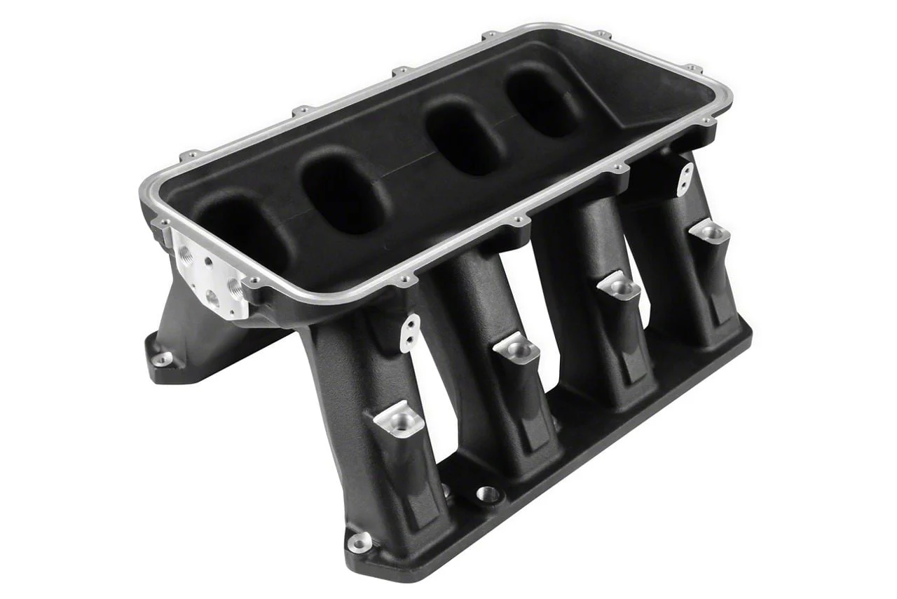 Holley EFI Gen II HEMI Hi-Ram Intake Manifold Base; Black (09-26 5.7L, 6.4L RAM 3500)