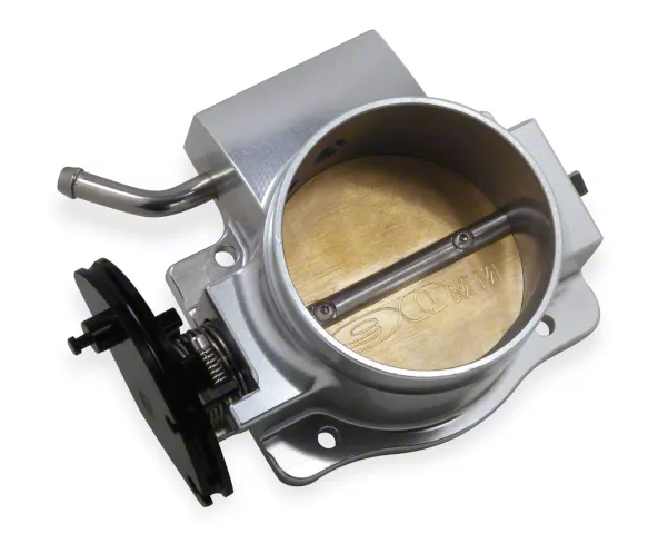 Sniper EFI 90mm Throttle Body for Sniper EFI Intake Manifolds; Silver (11-14 Mustang GT)