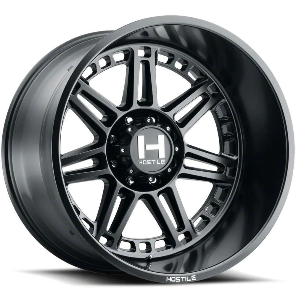 Hostile Lunatic Asphalt 8-Lug Wheel; 20x10; -19mm Offset (11-14 Sierra 2500 HD)