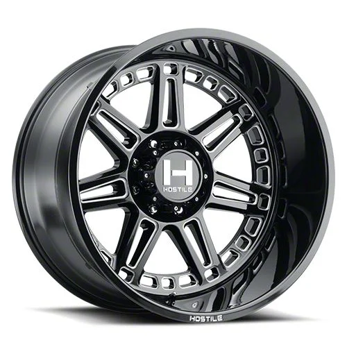 Hostile Lunatic Blade Cut 8-Lug Wheel; 20x10; -19mm Offset (11-14 Sierra 2500 HD)