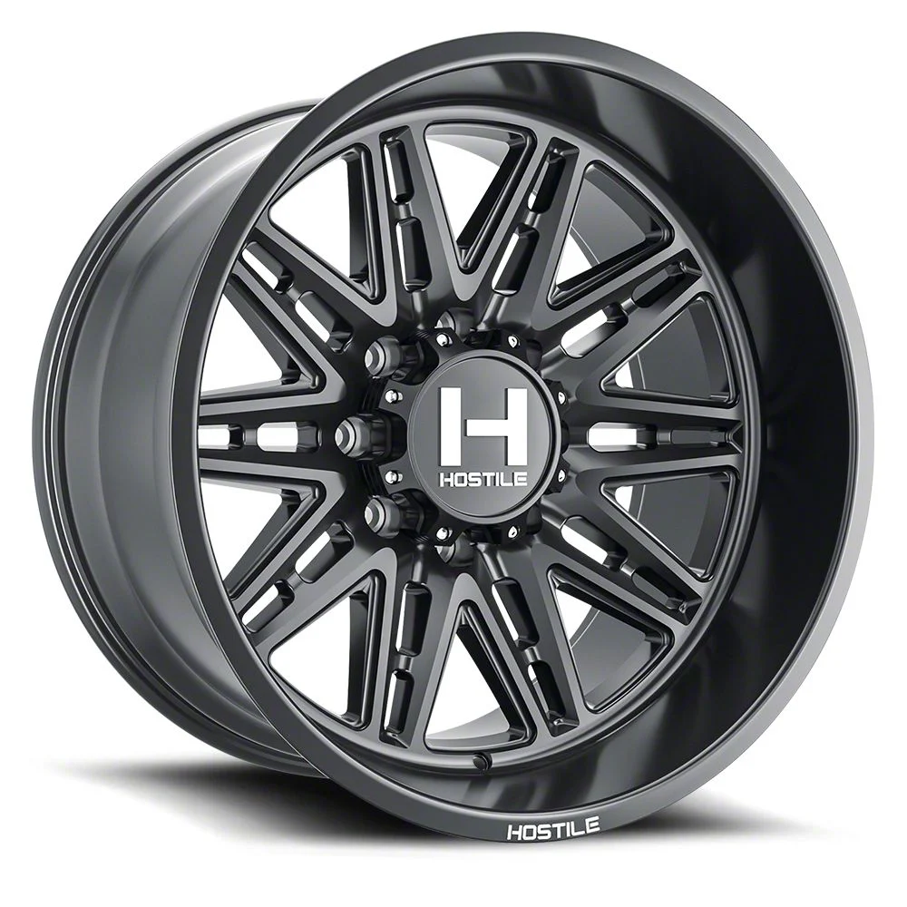 Hostile Maniac Asphalt 8-Lug Wheel; 20x12; -44mm Offset (11-14 Sierra 2500 HD)