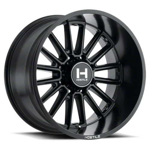 Hostile Predator Asphalt 8-Lug Wheel; 20x10; -19mm Offset (11-14 Sierra 2500 HD)