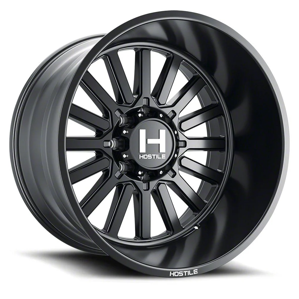 Hostile Titan Asphalt 8-Lug Wheel; 20x10; -19mm Offset (11-14 Sierra 2500 HD)