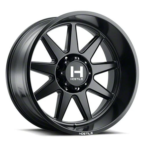 Hostile Omega Asphalt 8-Lug Wheel; 20x12; -44mm Offset (11-14 Sierra 3500 HD SRW)