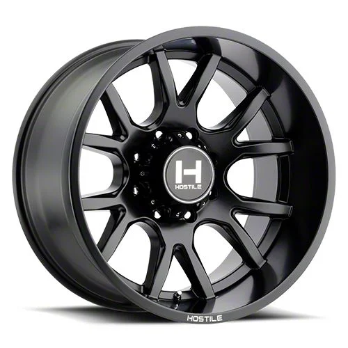 Hostile Rage Asphalt 8-Lug Wheel; 22x12; -44mm Offset (11-14 Sierra 3500 HD SRW)