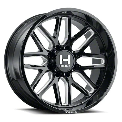 Hostile Vulcan Blade Cut 8-Lug Wheel; 22x12; -44mm Offset (11-14 Sierra 3500 HD SRW)