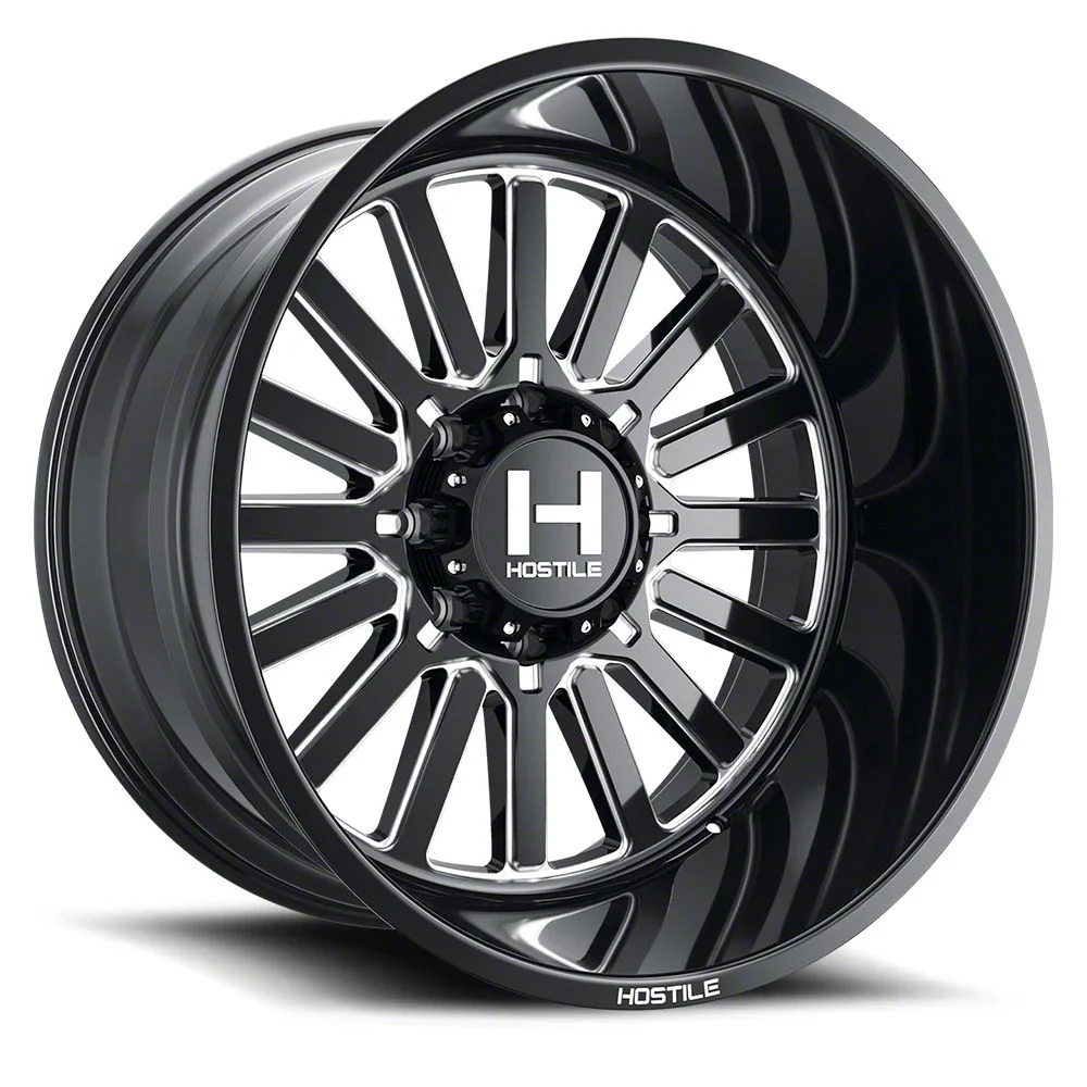 Hostile Titan Blade Cut 8-Lug Wheel; 20x10; -19mm Offset (20-26 Sierra 2500 HD)