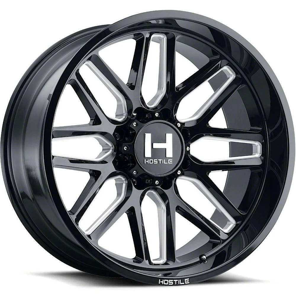 Hostile Vulcan Blade Cut 8-Lug Wheel; 20x10; -19mm Offset (20-26 Sierra 2500 HD)