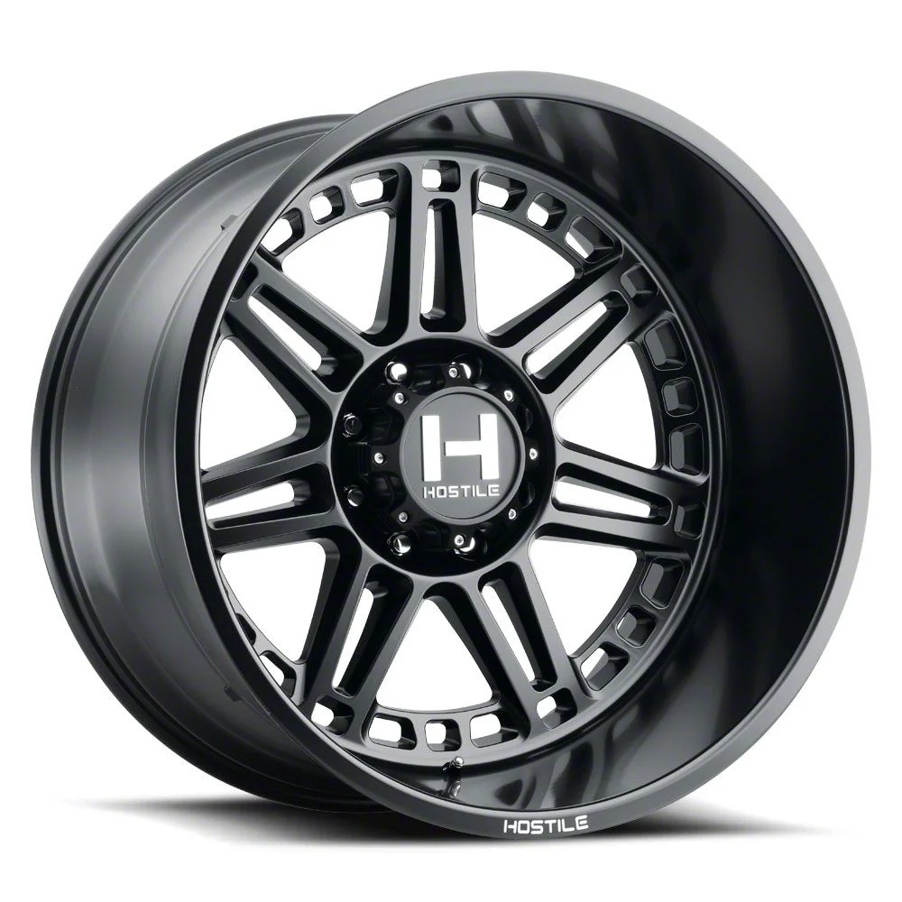 Hostile Lunatic Asphalt 8-Lug Wheel; 20x12; -44mm Offset (20-26 Sierra 3500 HD SRW)