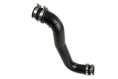 Intercooler Cold Side Charge Pipe; Wrinkle Black (11-16 6.6L Duramax Sierra 2500 HD)