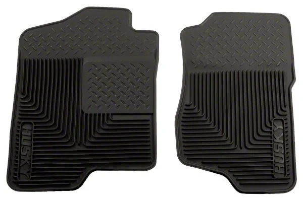 Husky Liners Heavy Duty Front Floor Mats; Black (07-14 Sierra 3500 HD)