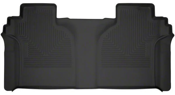 Husky Liners X-Act Contour Second Seat Floor Liner; Black (20-26 Sierra 3500 HD Crew Cab)