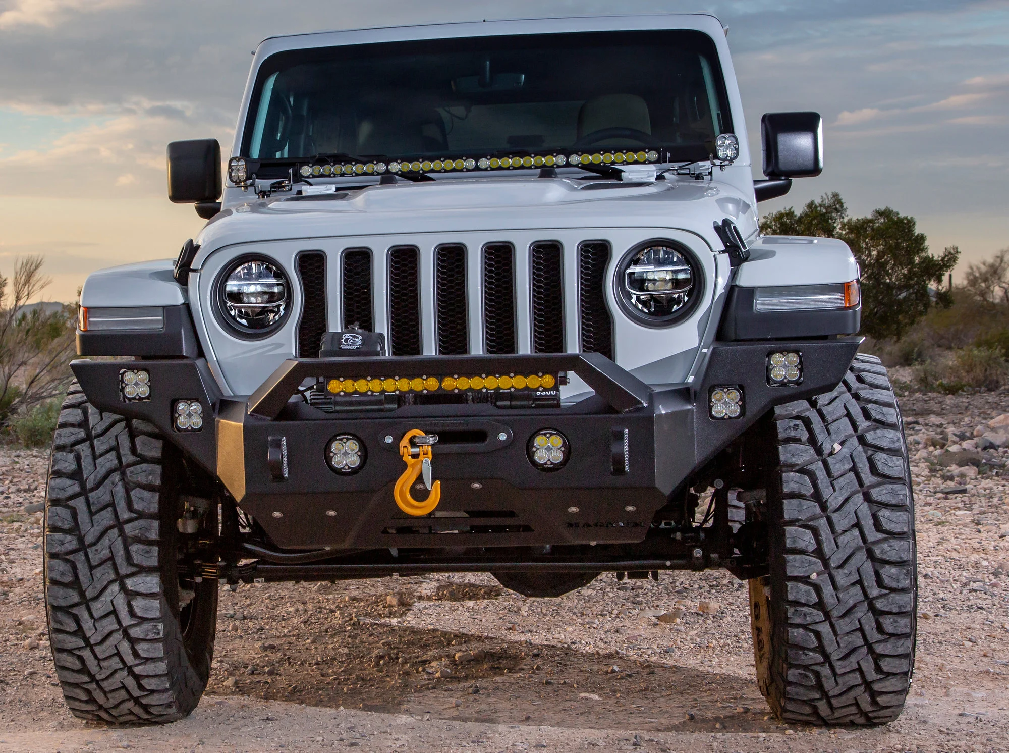 Magnum by Raptor Series FBM36JPN-RT RT Series Front Full Width Bumper for 18-25 Jeep Wrangler JL & Gladiator JT