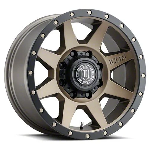 ICON Alloys Rebound Bronze 8-Lug Wheel; 20x9; 12mm Offset (11-14 Sierra 3500 HD SRW)