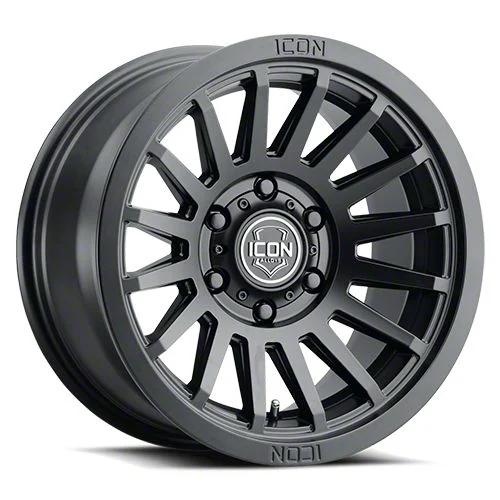 ICON Alloys Recon SLX Satin Black 6-Lug Wheel; 17x8.5; 0mm Offset (15-20 Yukon)