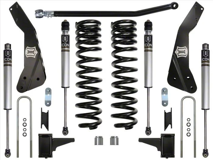 ICON Vehicle Dynamics 4.50-Inch Suspension Lift System; Stage 1 (11-16 6.7L Powerstroke F-250 Super Duty)