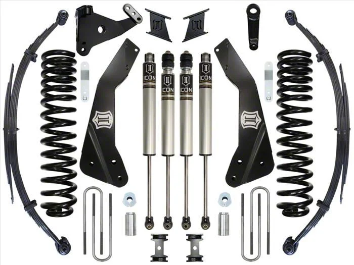 ICON Vehicle Dynamics 7-Inch Suspension Lift System; Stage 2 (11-16 6.7L Powerstroke F-250 Super Duty)