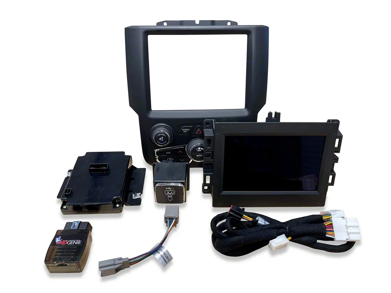 Infotainment Uconnect 4 UAG 7-Inch Display with Apple CarPlay, Android Auto and SiriusXM Add-On (13-17 RAM 1500 w/ 3 or 5-Inch Radio Display)