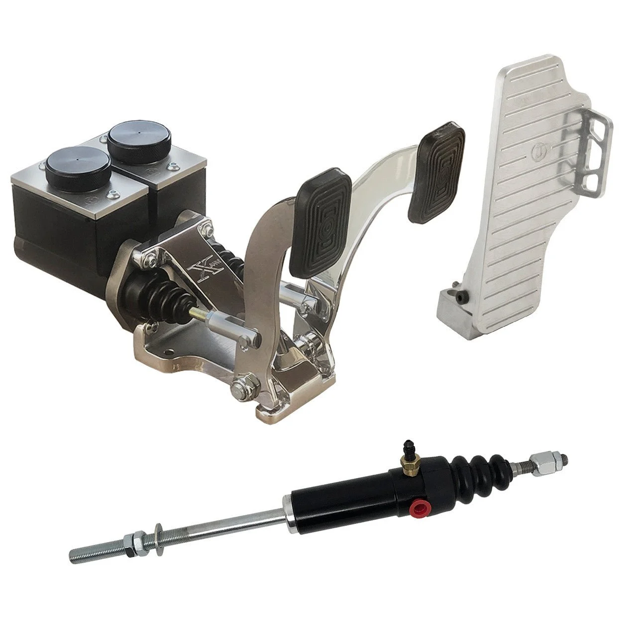 Jamar BP5000X Dune Buggy Pedals 3/4" Brake W/Foot Gas Pedal & Slave Cylinder