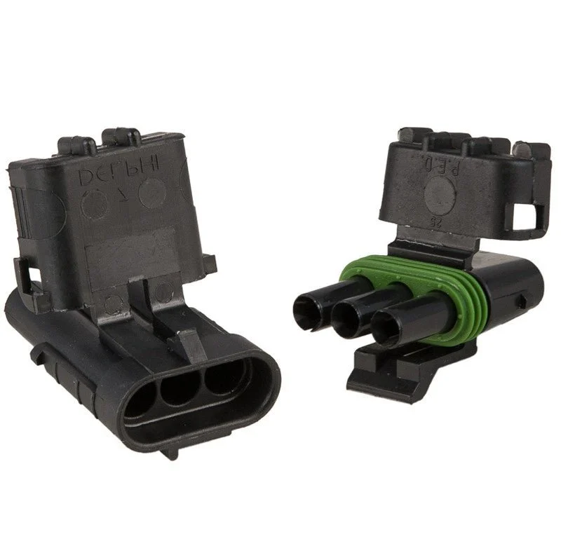 K4 3 Circuit Weather Pak Connector Housing Set, USA Made, Each
