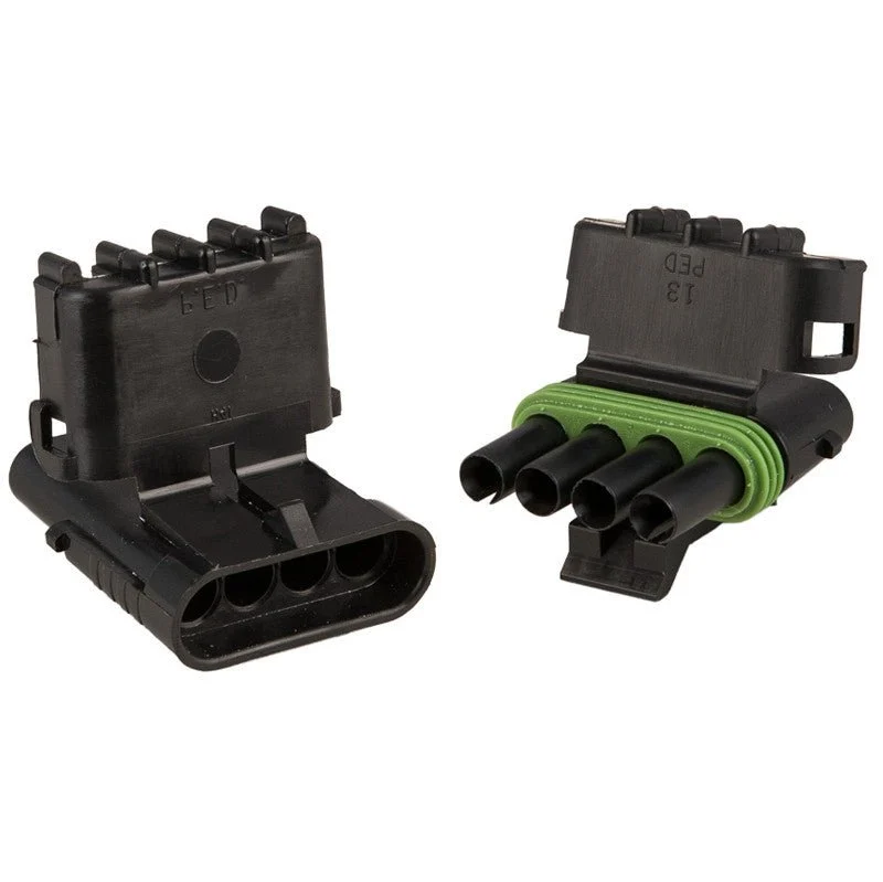 K4 4 Circuit Weather Pak Connector Housing Set, USA Made, Each
