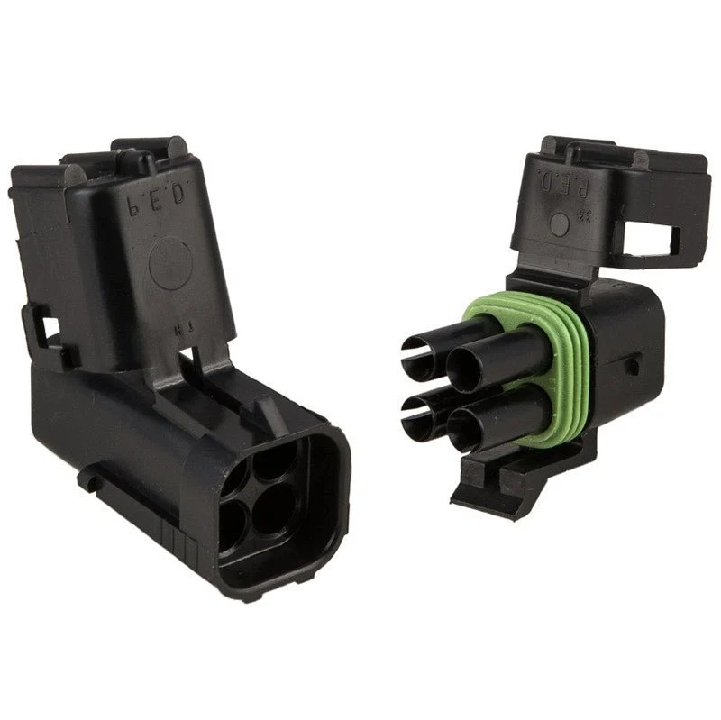 K4 4 Square Circuit Weather Pak Connector Housing Set, USA Made, Each