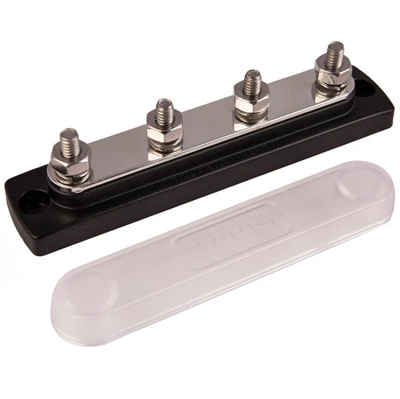 K4 Common BusBar 150 Amp, 300 Max Volt AC, 48 Max Volt DC, 1/4" Terminal Studs