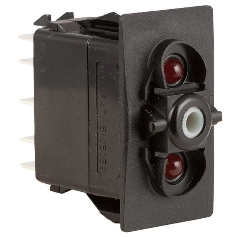 K4 MOMENT ON-OFF-MOMENT ON Contura II, III, & V Switch Body Only, Two Red LEDs