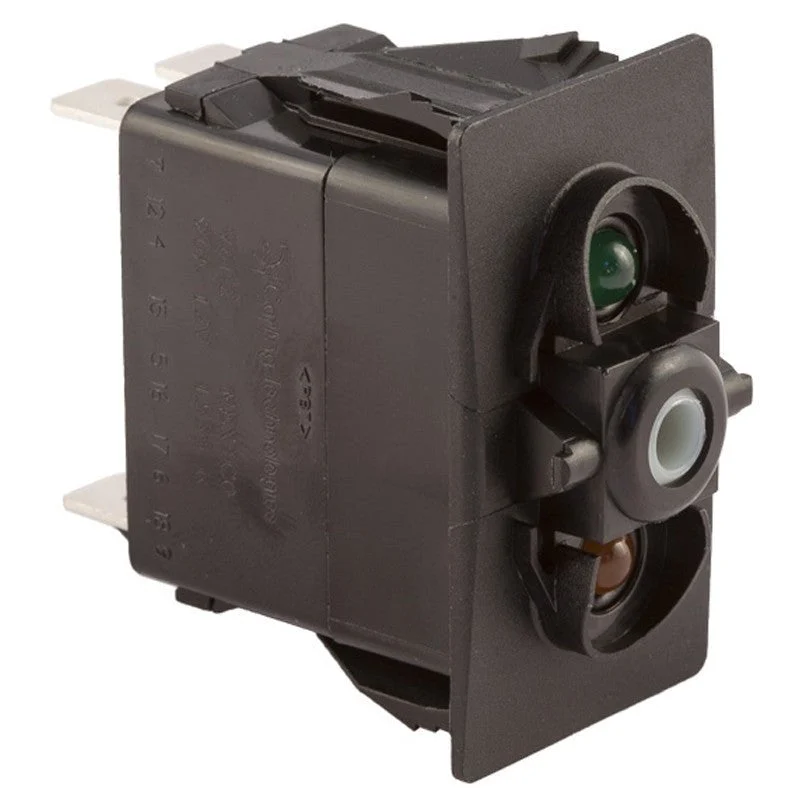 K4 MOMENT ON-OFF-MOMENT ON Contura II, III, &V Switch Two LED - Grn / Amb