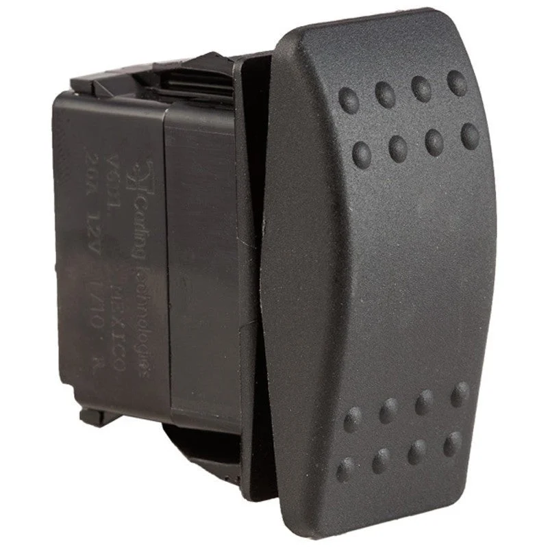 K4 MOMENT ON-OFF-MOMENT ON Contura II Sealed Switch W/Hard Touch Black Actuator