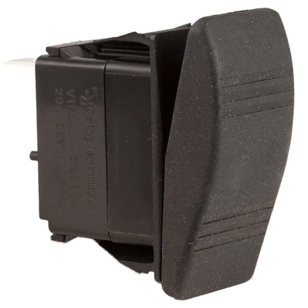 K4 MOMENT ON-OFF-MOMENT ON Contura III Sealed Switch W/Soft Touch Black Actuator