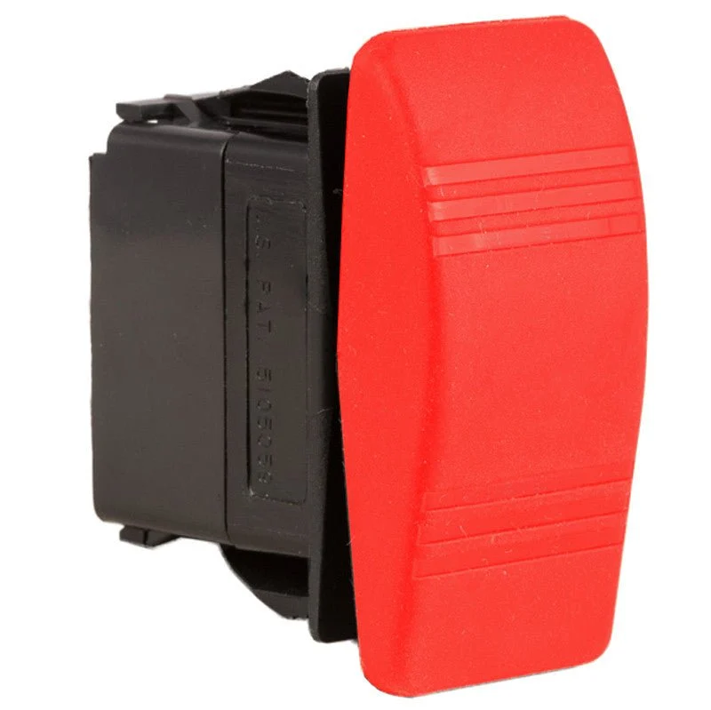 K4 OFF-MOMENT ON Contura III Sealed Switch W/Soft Touch Red Actuator