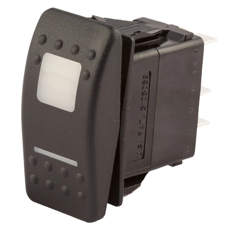 K4 OFF-ON 1- ON 1+2 Contura II Switch W/Hard Touch Actuator Green-Amber Lens