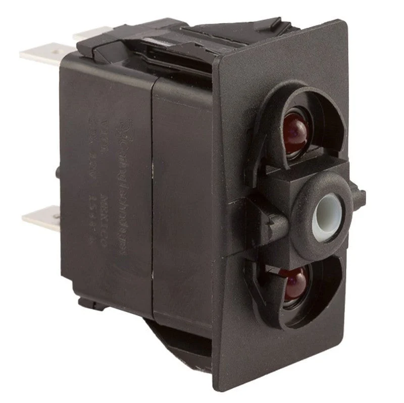K4 OFF-ON Contura II, III, & V Switch Body Only, Two Red LED Lights
