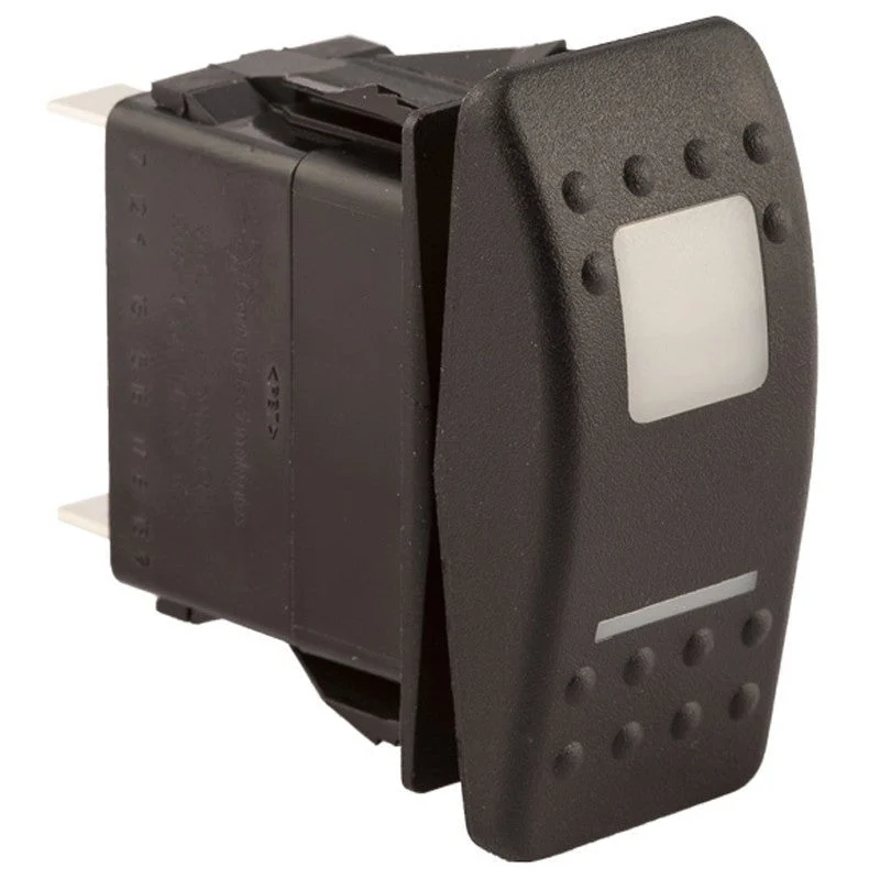 K4 ON-OFF Contura II Switch, Hard Touch Actuator, Two Lenses - Green / Amber