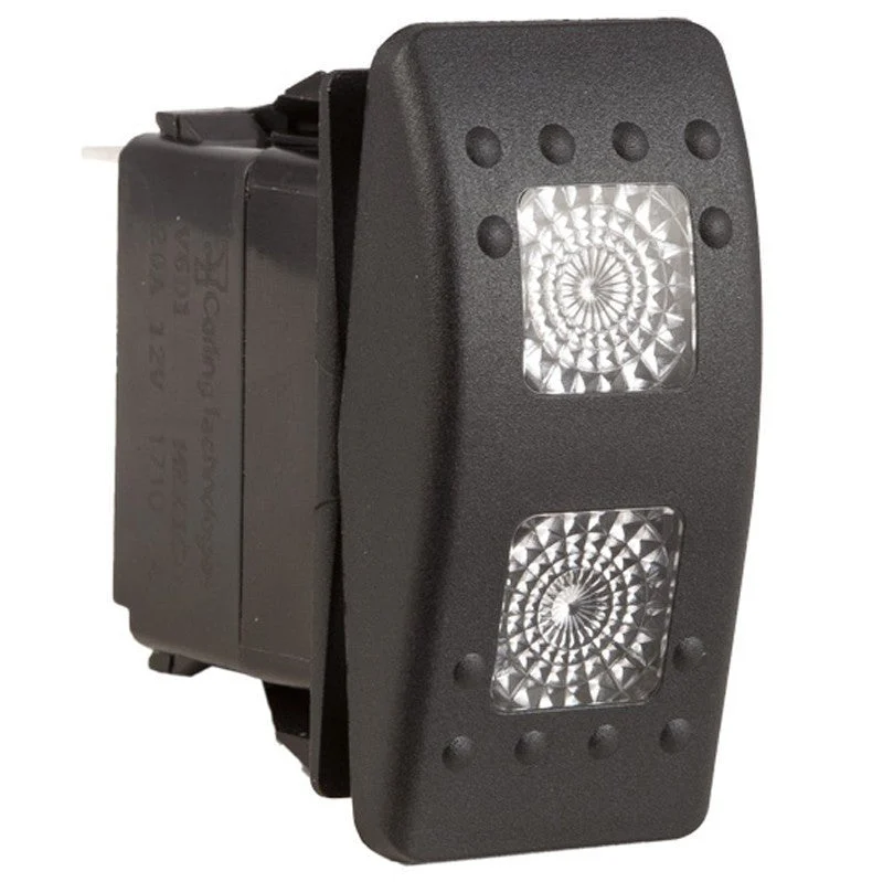 K4 ON-OFF-ON Contura II Sealed Switch W/Hard Touch Actuator 2 Clear Lenses