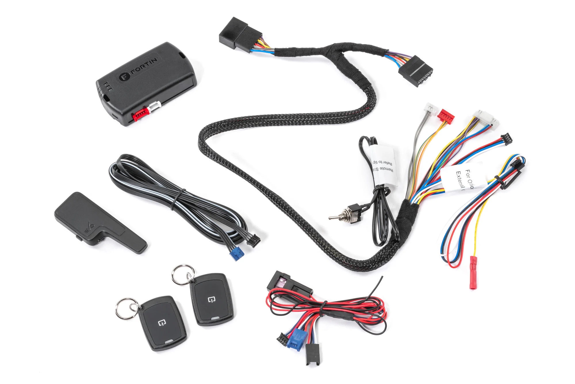 Kleinn Air Horns  Remote Start for 07-18 Jeep Wrangler JK - Automatic Transmission for 07-18 Jeep Wrangler JK with Keyless Entry - Automatic Transmission