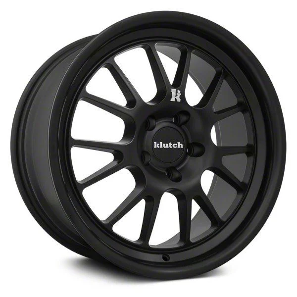 Klutch SL14 Matte Black Wheel; 18x9.5; 35mm Offset (07-10 AWD Charger)