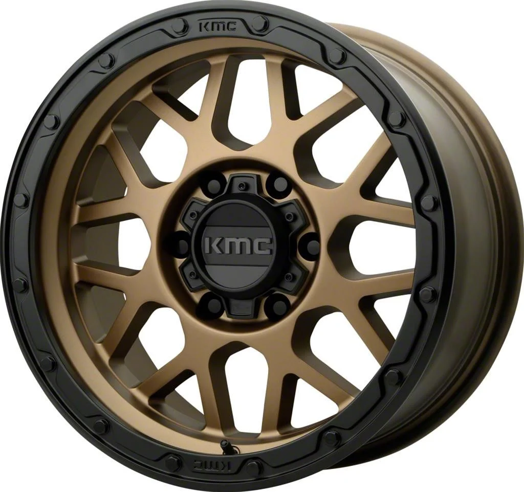 KMC Grenade Off-Road Matte Bronze 6-Lug Wheel; 17x9; 18mm Offset (07-13 Silverado 1500)
