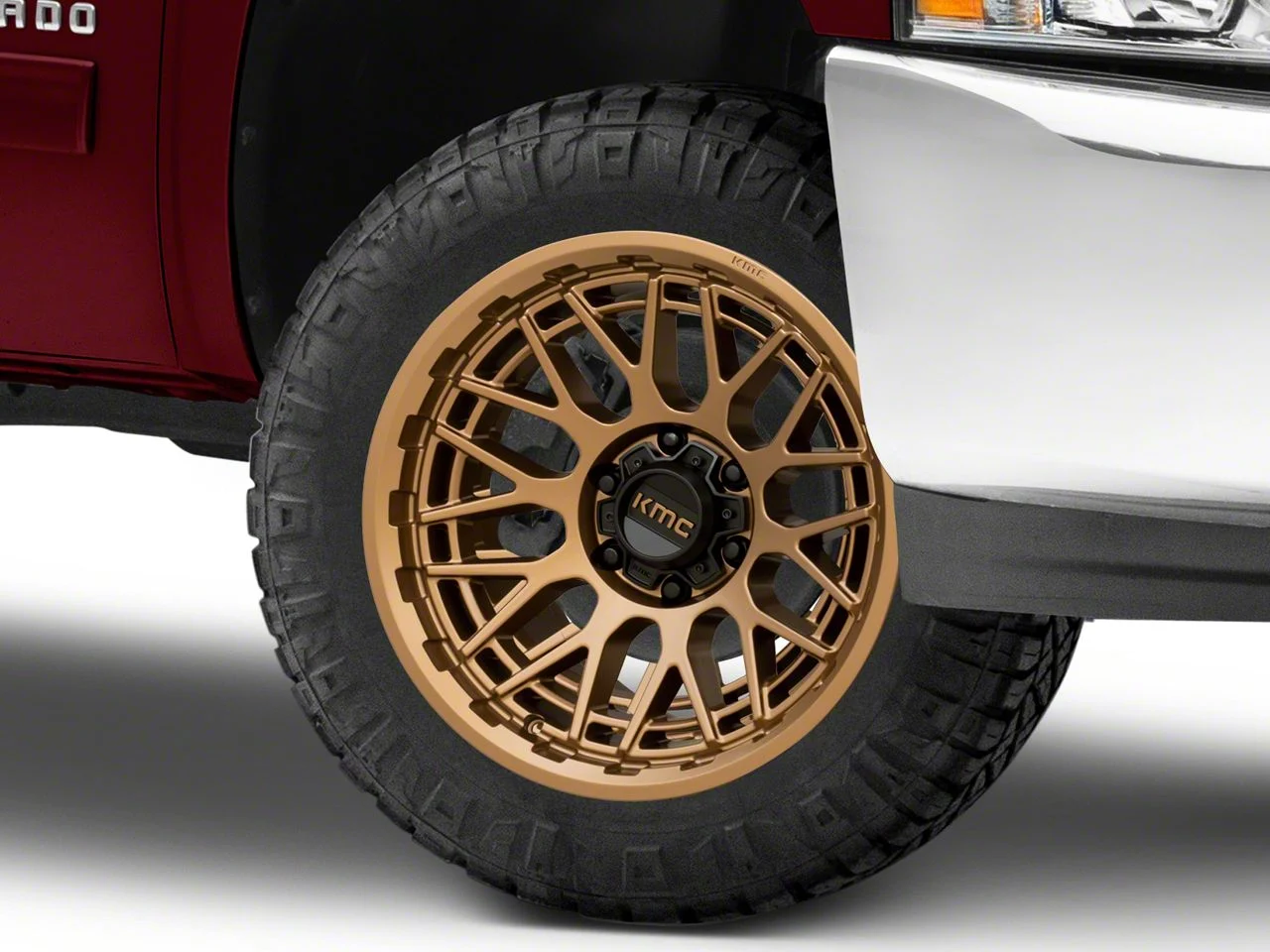 KMC Technic Matte Bronze 6-Lug Wheel; 20x9; 0mm Offset (07-13 Silverado 1500)