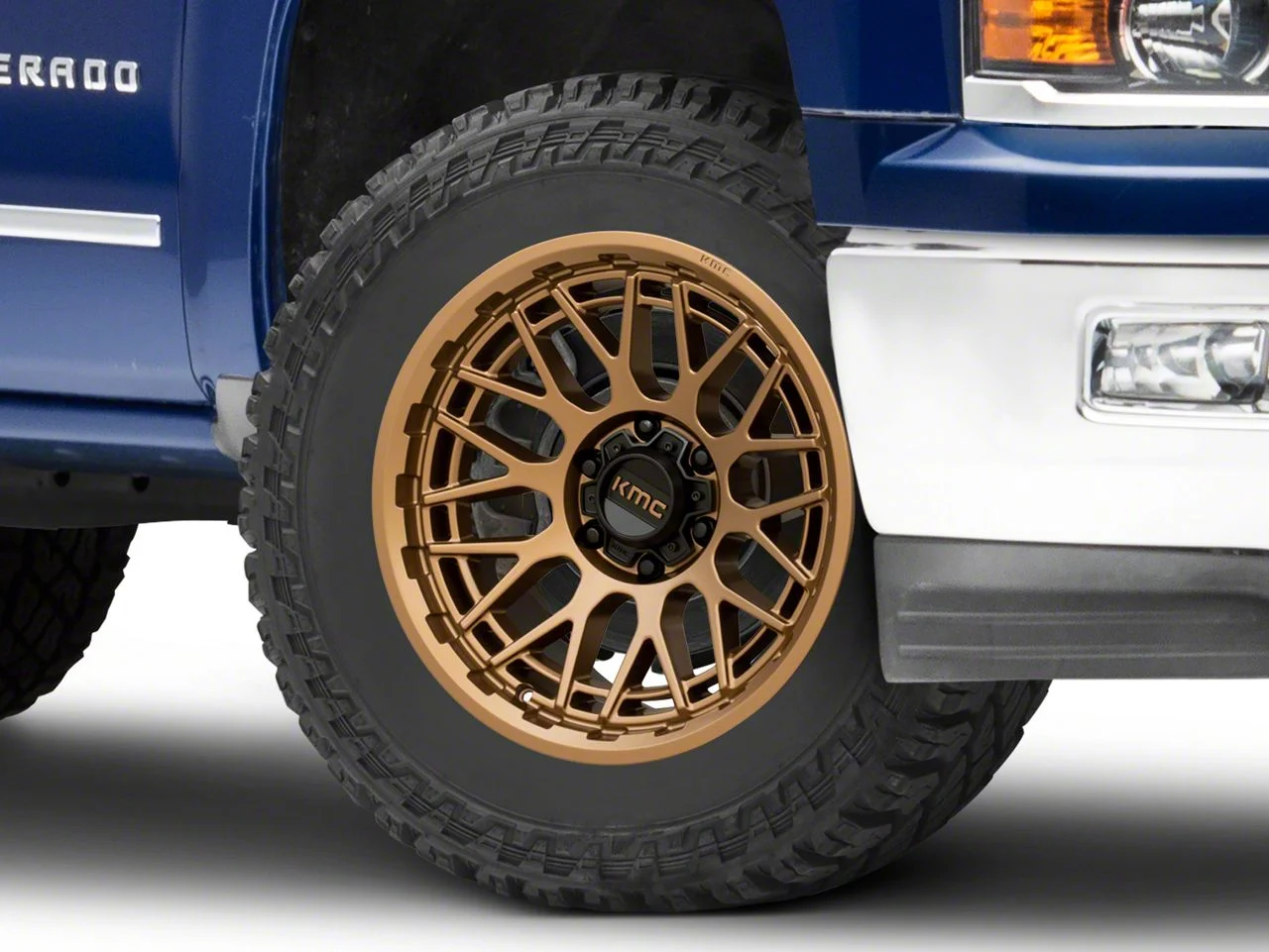 KMC Technic Matte Bronze 6-Lug Wheel; 20x9; 18mm Offset (14-18 Silverado 1500)